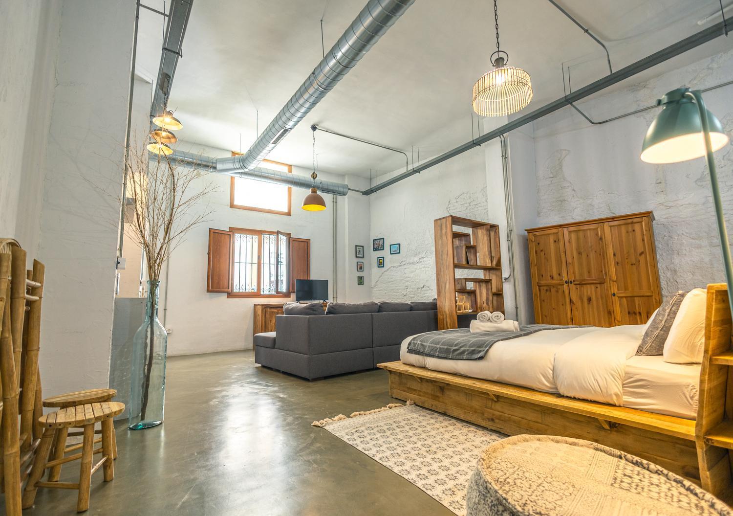 セビリアLoft-Style Ground Floor Flatアパートメント エクステリア 写真