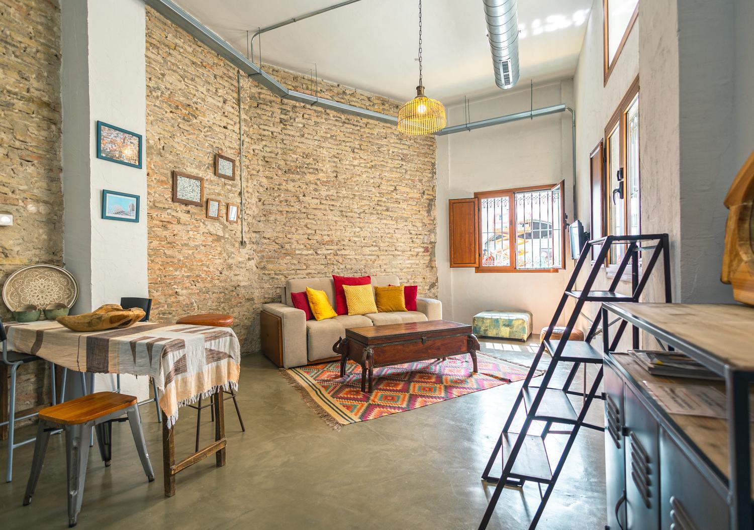 セビリアLoft-Style Ground Floor Flatアパートメント エクステリア 写真